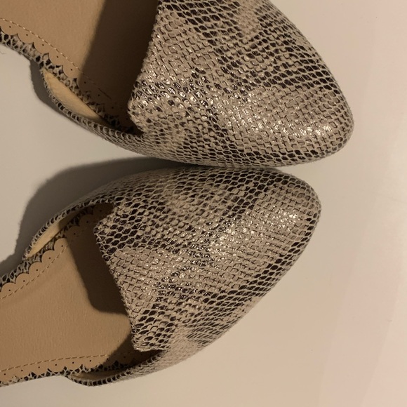 Restricted Snake Print Flat Mules - Never worn (Sz 8.5) - Picture 3 of 5